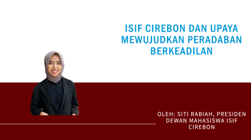 ISIF Cirebon dan Upaya Mewujudkan Peradaban Berkeadilan