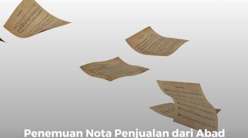 Penemuan Nota Penjualan dari Abad Ke-15 SM di Turki