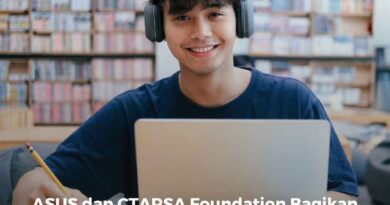 ASUS dan CTARSA Foundation Bagikan Ratusan Laptop