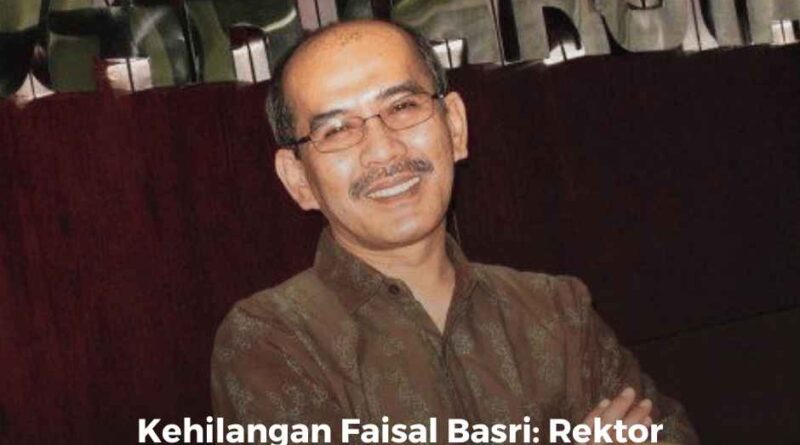 Kehilangan Faisal Basri: Kenang Sosok Ideal dan Berintegritas