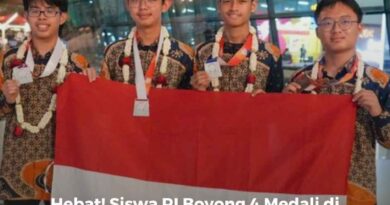 Hebat! Siswa RI Boyong 4 Medali di Olimpiade Informatika Dunia